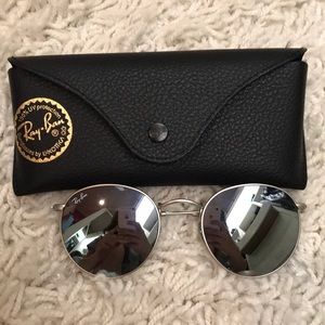 Silver reflection ray bans